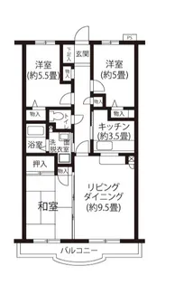 東京都練馬区高松6【マンション】の間取り