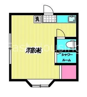 東京都新宿区高田馬場3【アパート】の間取り