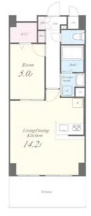 ルミナーレテラス二俣川【5階】の間取り