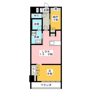 U・TOPIA TOWER【6階】の間取り