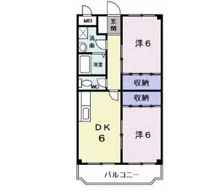サンドリーム【3階】の間取り