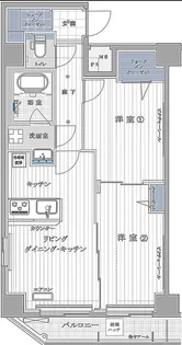 東京都北区王子1【マンション】の間取り