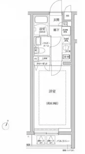 RELUXIA世田谷用賀【3階】の間取り