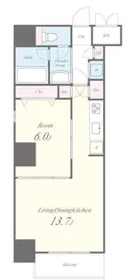 アモン フォンテーヌ【7階】の間取り