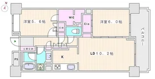 駒込パークハウス【3階】の間取り