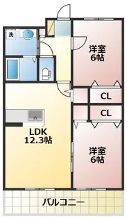 熊本県菊池郡菊陽町大字津久礼【マンション】の間取り