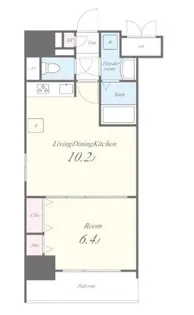 東京都台東区橋場1【マンション】の間取り