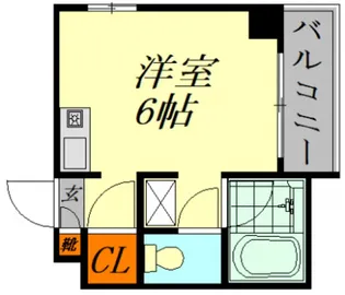 広島県広島市中区東千田町2【マンション】の間取り