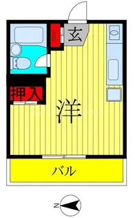 ランドフォレスト天王台II【2階】の間取り