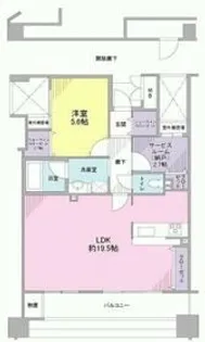 エスパティオ【14階】の間取り