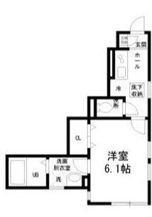 CLASSY COURT【1階】の間取り