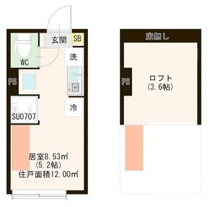 東京都板橋区宮本町【アパート】の間取り