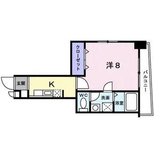 フォルシュ加治屋【2階】の間取り