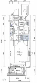 ガリシア森下エストゥディオ【5階】の間取り