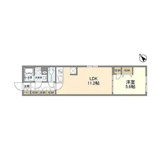 ウェルスクエア武蔵小山II【3階】の間取り