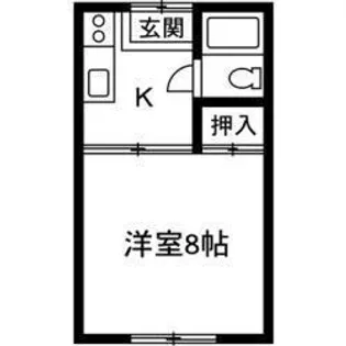 スターハイツ【2階】の間取り