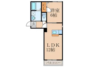ヴィラコリーナ【1階】の間取り