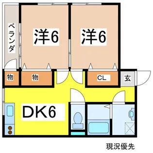 センスPARTII【1階】の間取り