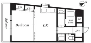 ヴァンベール青葉台【1階】の間取り