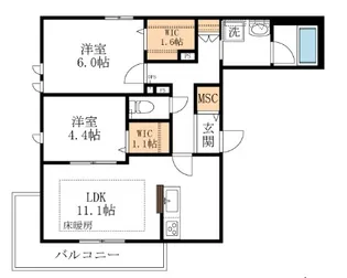 東京都墨田区押上3【マンション】の間取り