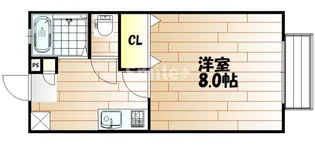 ヴィレッジストーン【2階】の間取り