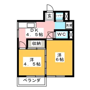 一光静里ビル【3階】の間取り