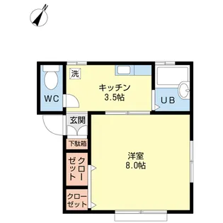 セレブレイト新浦安【2階】の間取り