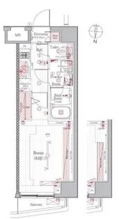 ブライズ住吉【5階】の間取り