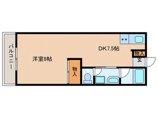 グリーンハイツ横山【1階】の間取り
