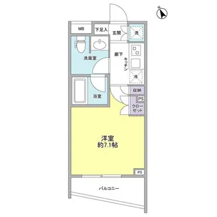サンカント・アン豪徳寺【3階】の間取り