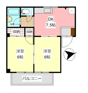 ドリーミーヒルズ長谷川【2階】の間取り