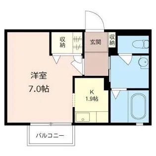 ディアナB【2階】の間取り