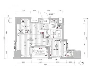 メインステージ浅草国際通り【9階】の間取り