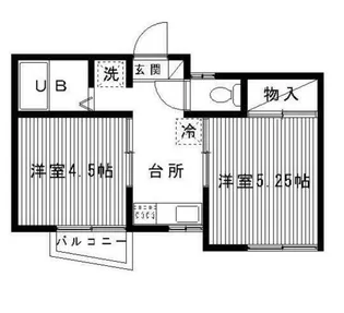 リバーパーク【2階】の間取り