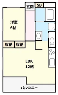 レックスアシヤ【3階】の間取り