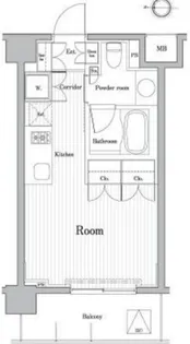 PREMIUM CUBE菊川【3階】の間取り