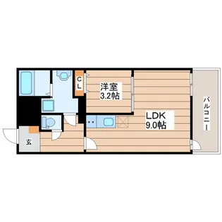 サンライズ本町【6階】の間取り