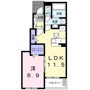 アルカンシェル III【1階】の間取り
