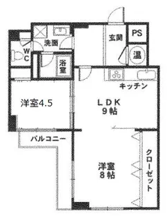 プライムハイツ【6階】の間取り