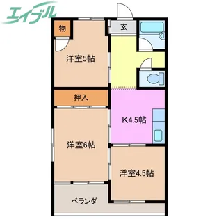 第一セントラルビル【4階】の間取り