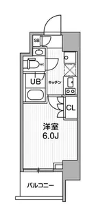 JMFレジデンス北品川【5階】の間取り