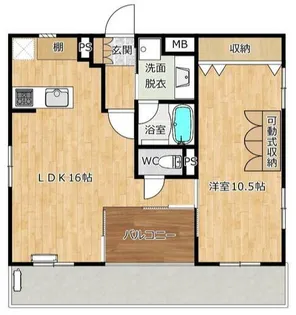 ZEROHAUS【4階】の間取り