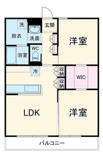 弐番町FLAT【2階】の間取り