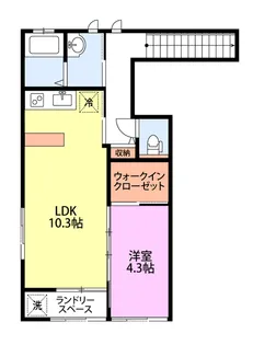 カーサ ボナ・ヴィータ【2階】の間取り