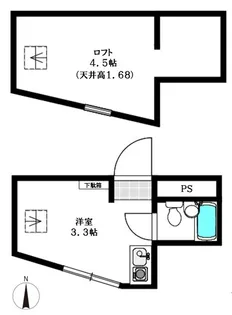 エジャンス入曽【2階】の間取り