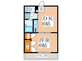 ルイ-ズ大沼【2階】の間取り