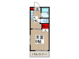 ドルフ中村【1階】の間取り