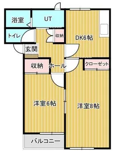クレーネA【2階】の間取り
