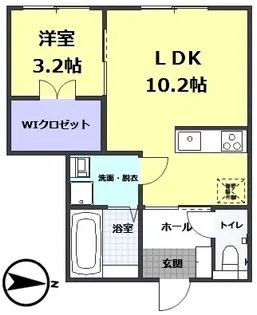 Belle Vie(ベル ヴィ)【1階】の間取り
