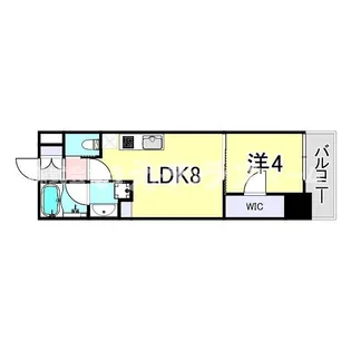 ブエナビスタ神戸駅前【6階】の間取り